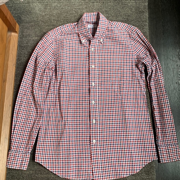 Salvatore Piccolo sear sucker button down. - Picture 2 of 6